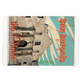 San Antonio, Texas, het Alamo-reisposter Magneet (Horizontaal)