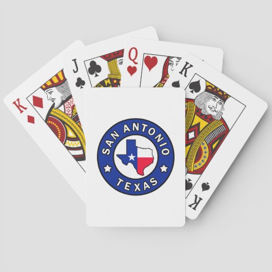 San Antonio Texas Pokerkaarten (Achterkant)