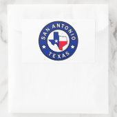San Antonio Texas Rechthoekige Sticker (Tas)