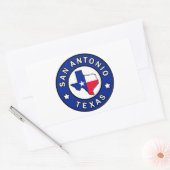 San Antonio Texas Rechthoekige Sticker (Envelop)