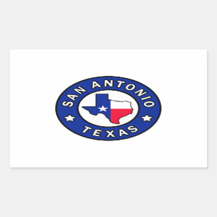San Antonio Texas Rechthoekige Sticker
