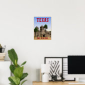 San Antonio, Texas, reisposter Poster (Thuiskantoor)