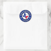 San Antonio Texas Ronde Sticker (Tas)
