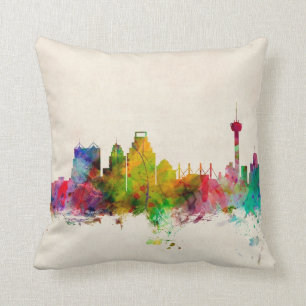 San Antonio Texas Skyline Cityscape Kussen