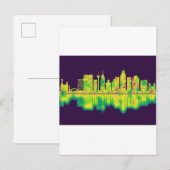 San Antonio Texas skyline Uitnodiging Briefkaart (Voorkant / Achterkant)