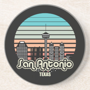 San Antonio, Texas Zandsteen Onderzetter