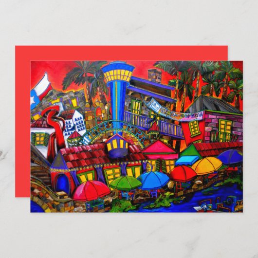 San Antonio Uitnodiging (Voorkant / Achterkant)