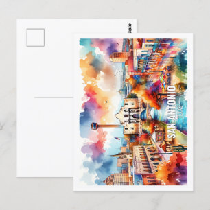 San Antonio Verenigde Staten Famous Place waterver Briefkaart