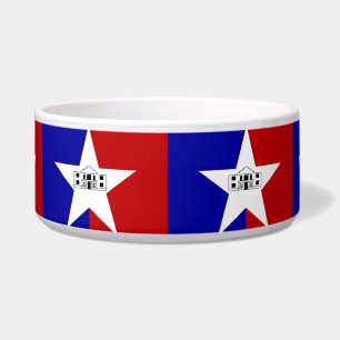 San Antonio vlag Pet Bowl Voerbakje