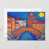 San Barnaba, San Barnaba, carte postale de Venise (Devant / Derrière)