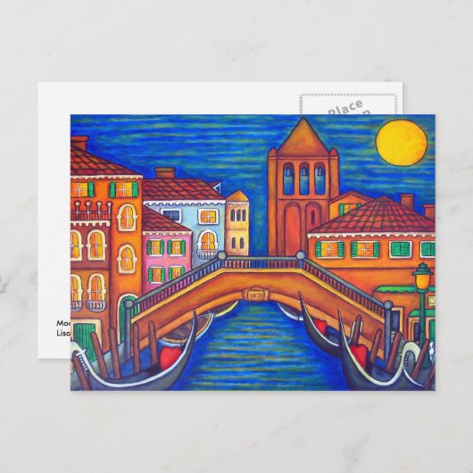 San Barnaba, San Barnaba, carte postale de Venise (Devant / Derrière)