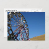San Benito County Fair Briefkaart (Voorkant / Achterkant)