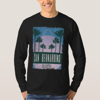 San Bernardino California CA Vintage Vaporwave Ret T-shirt