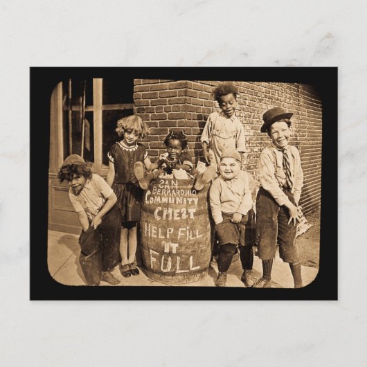 San Bernardino Community Chest -  Briefkaart (Voorkant)