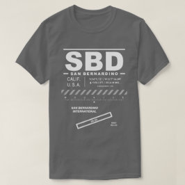 San Bernardino International Airport SBD T-Shirt