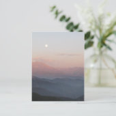 San Bernardino Mountain Moonrise Briefkaart (Staand voorkant)