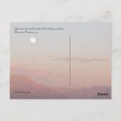 San Bernardino Mountain Moonrise Briefkaart (Achterkant)