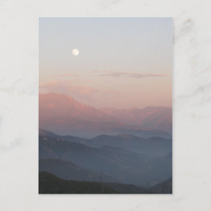 San Bernardino Mountain Moonrise Briefkaart