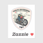 San Bernardino Pass in moto zwitserse apls Sticker (Vel)