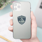 San Bernardino Pass in moto zwitserse apls Sticker (Telefoon)