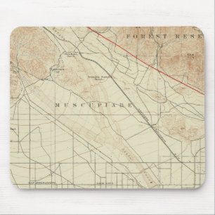 San Bernardino quadrangle toont San Andreas Rift Muismat