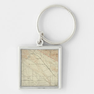 San Bernardino quadrangle toont San Andreas Rift Sleutelhanger