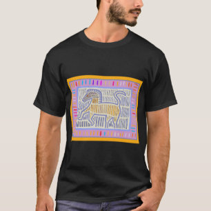 San Blas Eiland Mola Paard T-shirt