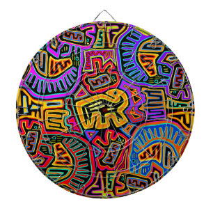 San Blas Island Mola Collage Dartbord