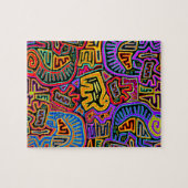 San Blas Island Mola Collage Legpuzzel (Horizontaal)