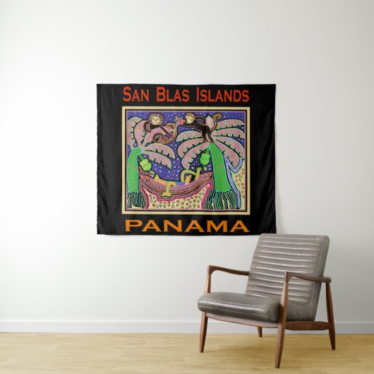 San Blas Islands - Panama Wandkleed (In Situ (horizontaal))