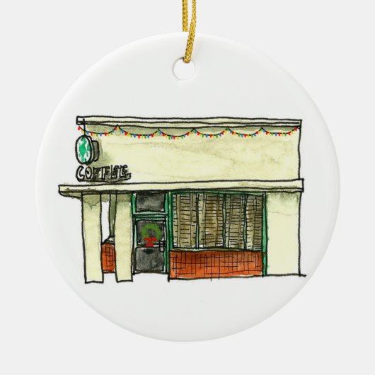 San Carlos California Ornament - Koffiewinkel (Voorkant)