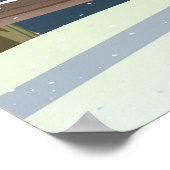 San Carlos de Bariloche Ski reisposter Poster (Hoek)