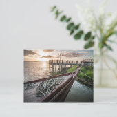 San Carlos Dock Briefkaart (Staand voorkant)