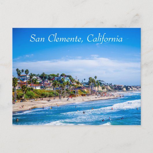 San Clemente Beach Briefkaart (Voorkant)