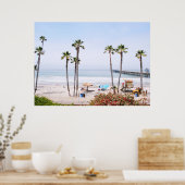 SAN CLEMENTE BEACH, CALIFORNIA, VS POSTER (Keuken)