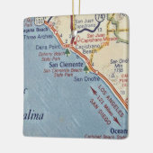 San Clemente CA  map Keramisch Ornament (Links)
