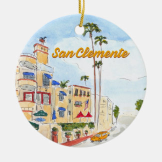 San Clemente California Keramisch Ornament