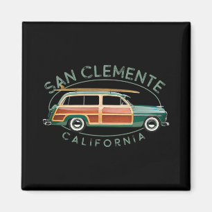 San Clemente Californië Vintage Surfen  Magneet