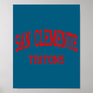 San Clemente middelbare school hs San Clemente CA  Poster