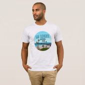 San Clemente Pier Beach California  T-shirt (Voorkant volledig)