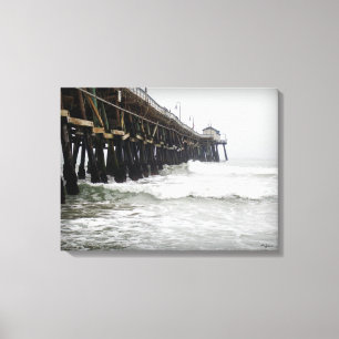 San Clemente Pier Canvas Afdruk