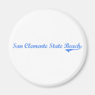San Clemente State Beach California Classic Design Magneet