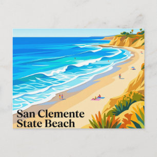 San Clemente State Beach Californië Briefkaart