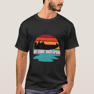 San Cooper South Carolina Bass Boat Bass Vist A T-shirt
