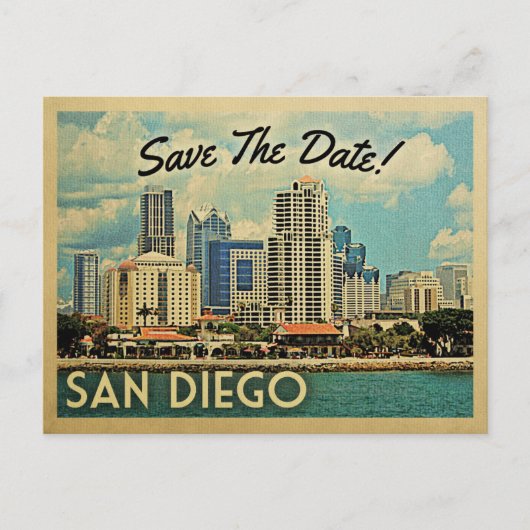 San Diego bewaart de Datum  Briefkaarten (Voorkant)