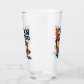 San Diego Big Wave Surfing Beer Glas (Links)