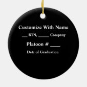 San Diego Boot Camp Marine Afstuderen Ornament (Achterkant)