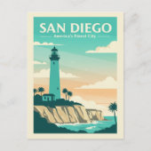 San Diego Briefkaart (Voorkant)
