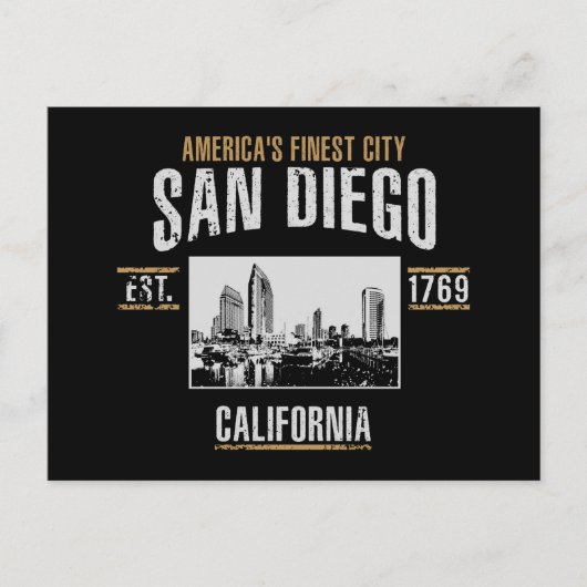 San Diego Briefkaart (Voorkant)