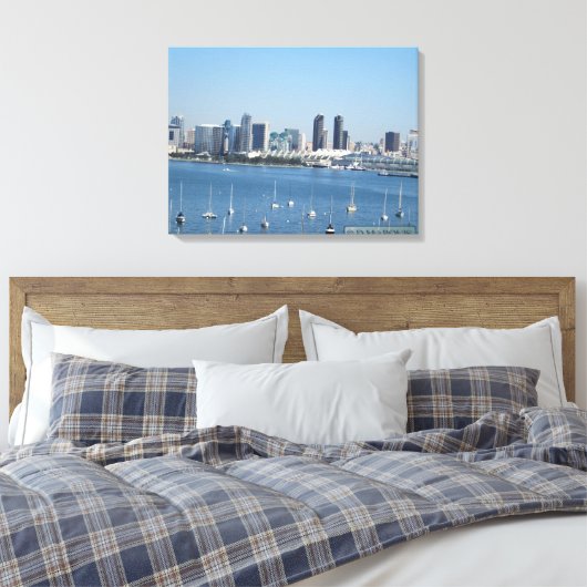 SAN DIEGO, CA #1 CANVAS AFDRUK (Insitu (Slaapkamer))